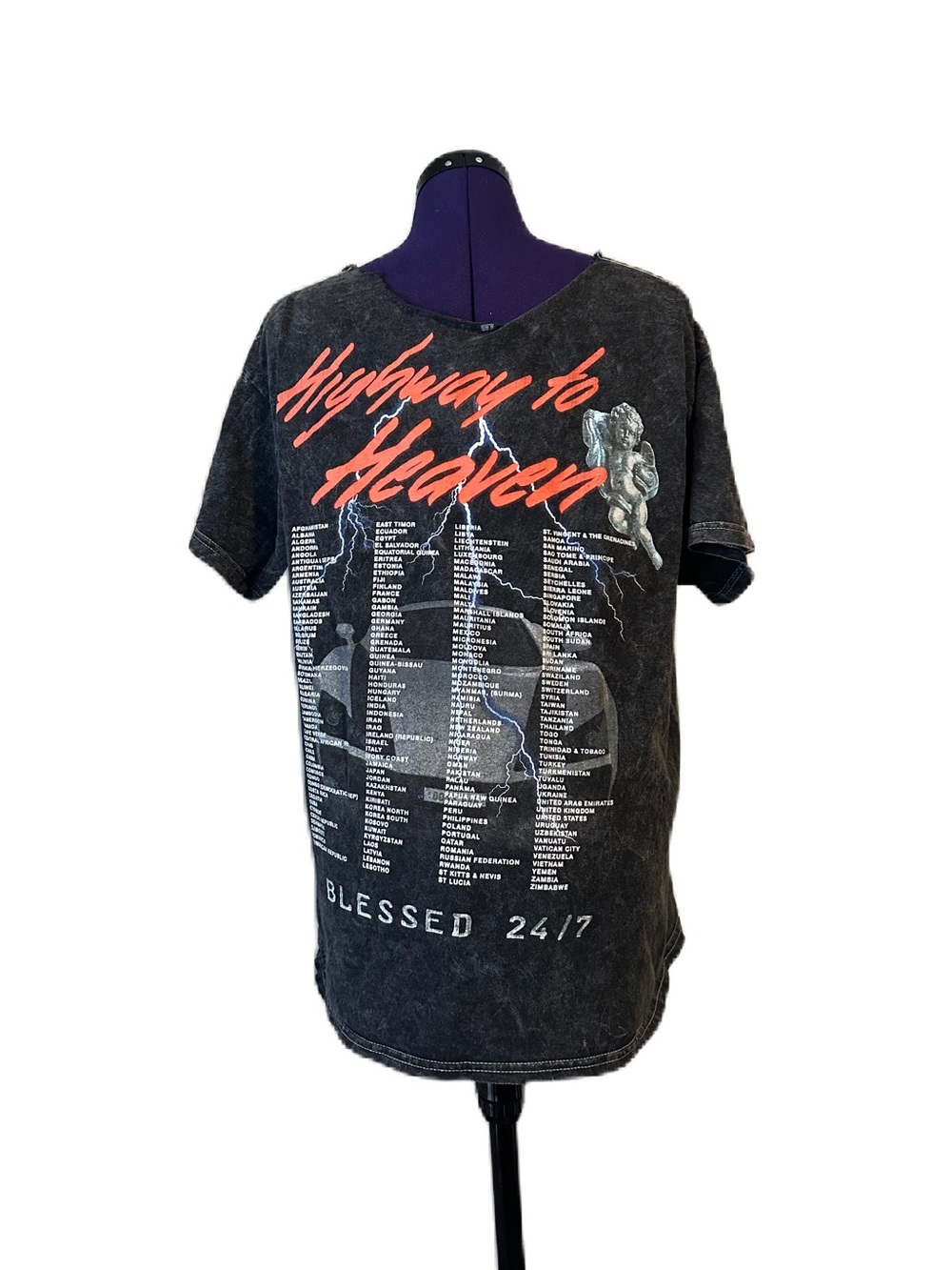 Highway to Heaven Tour Band Short Sleeve T Shirt